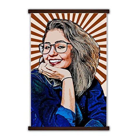 Crafty Worth Customized Cartoon Sketch/Photo Painting 12×18 inch(A3)